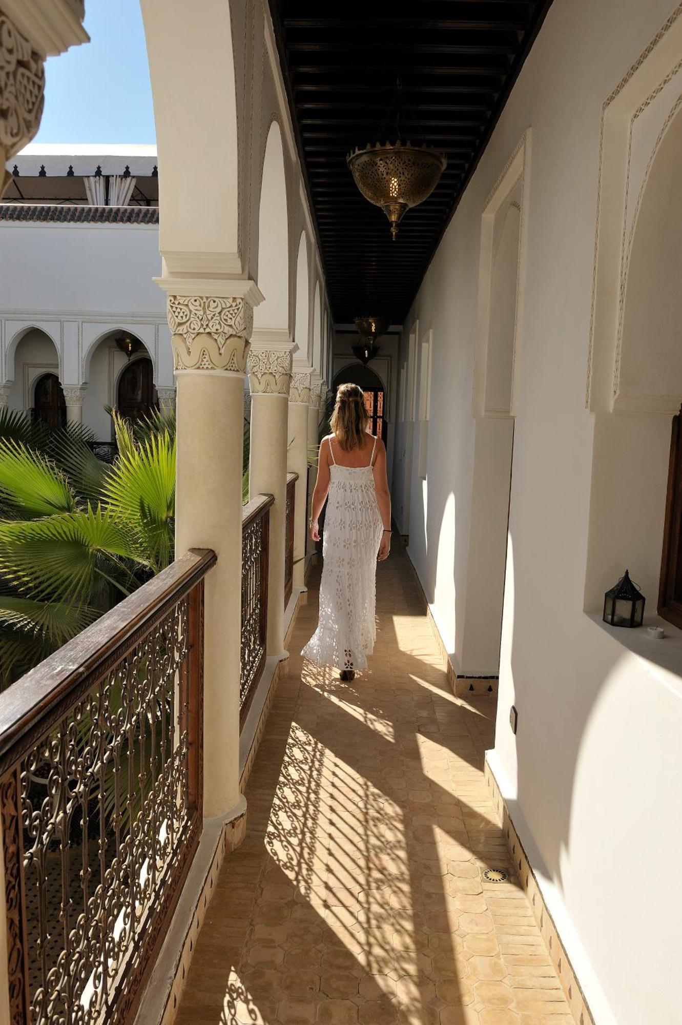 Riad Le Jardin D'Abdou Marrákes Kültér fotó A guest at the hotel