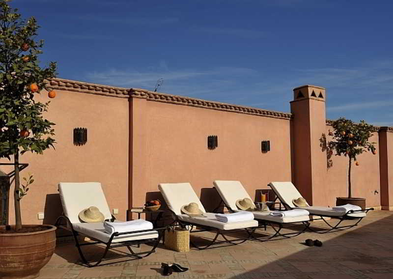 Riad Le Jardin D'Abdou Marrákes Kültér fotó The pool at the hotel