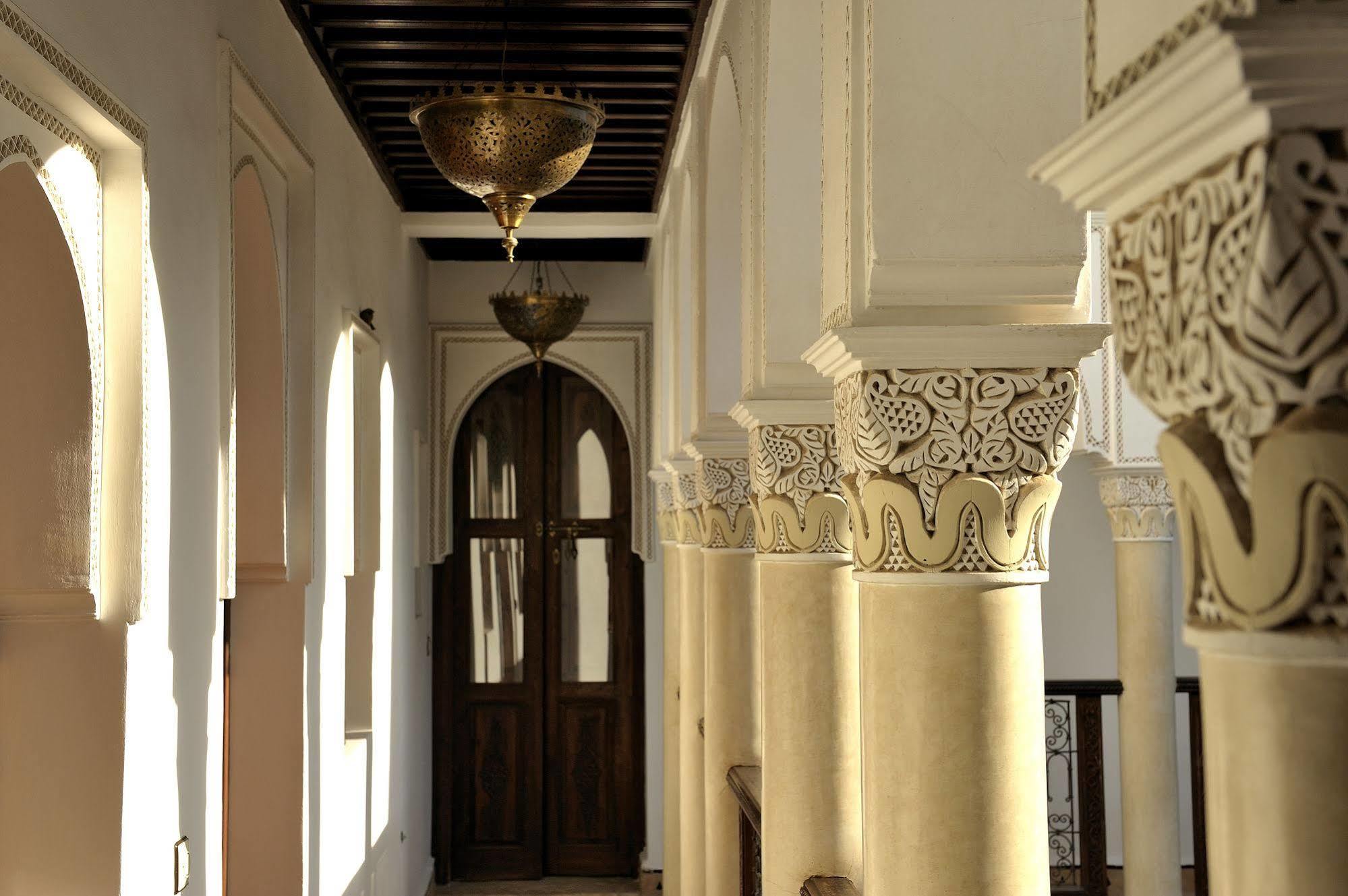 Riad Le Jardin D'Abdou Marrákes Kültér fotó The interior of the palace